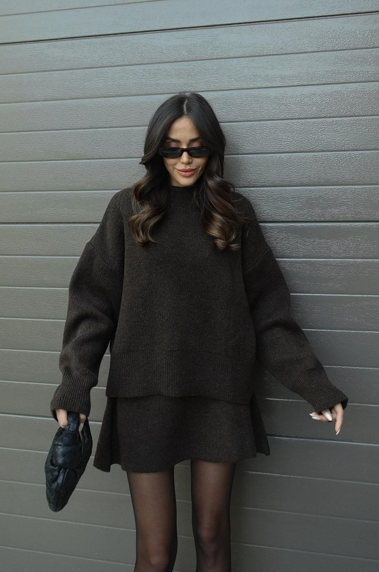 Violet™ Knit Set | Cozy Sweater & Skirt Combo for Effortless Style