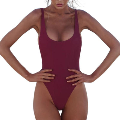 Hannah High-Cut Swimsuit | Elegant & Sexy One-Piece