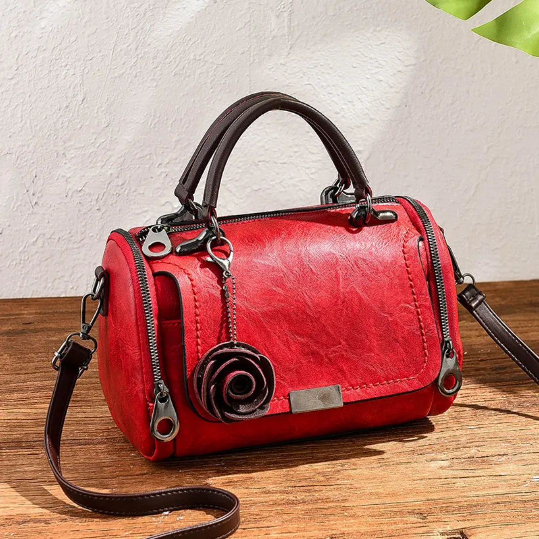 Dahlia Boston Bag | Chic & Versatile with Retro Elegance