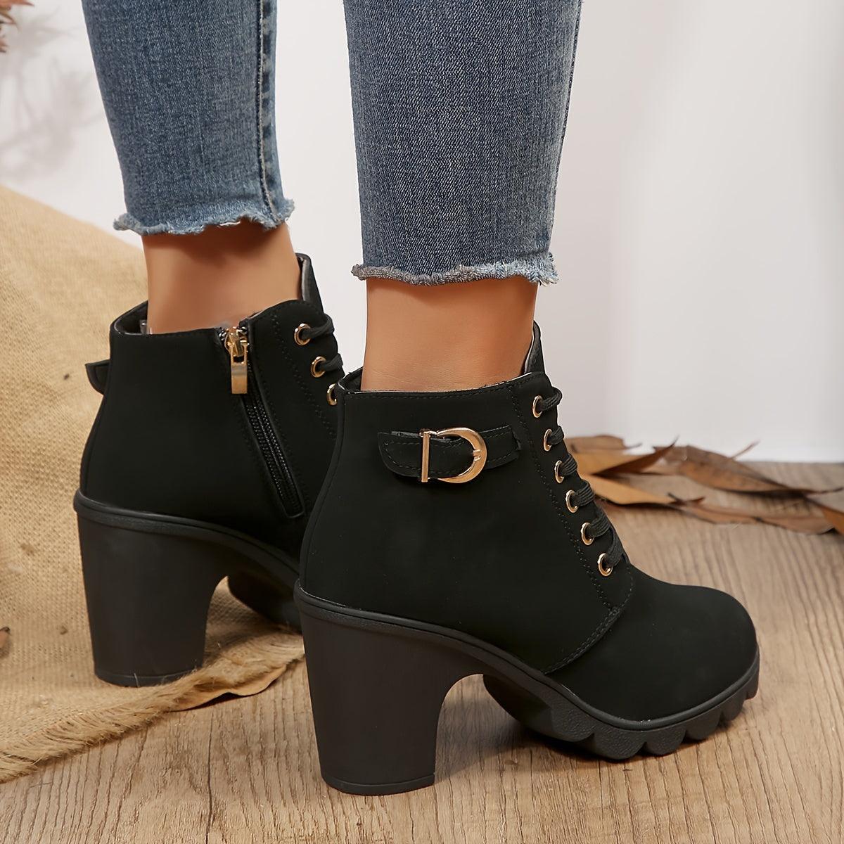 Remy | Vintage Style Lace-Up Boots for Women