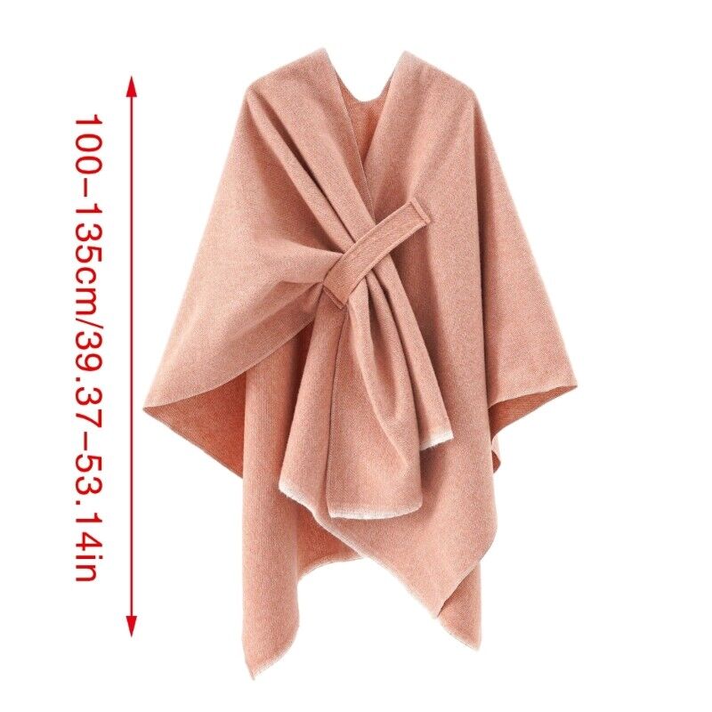 Mia Cashmere Poncho | Retro & Stylish Shawl Cloak for Women