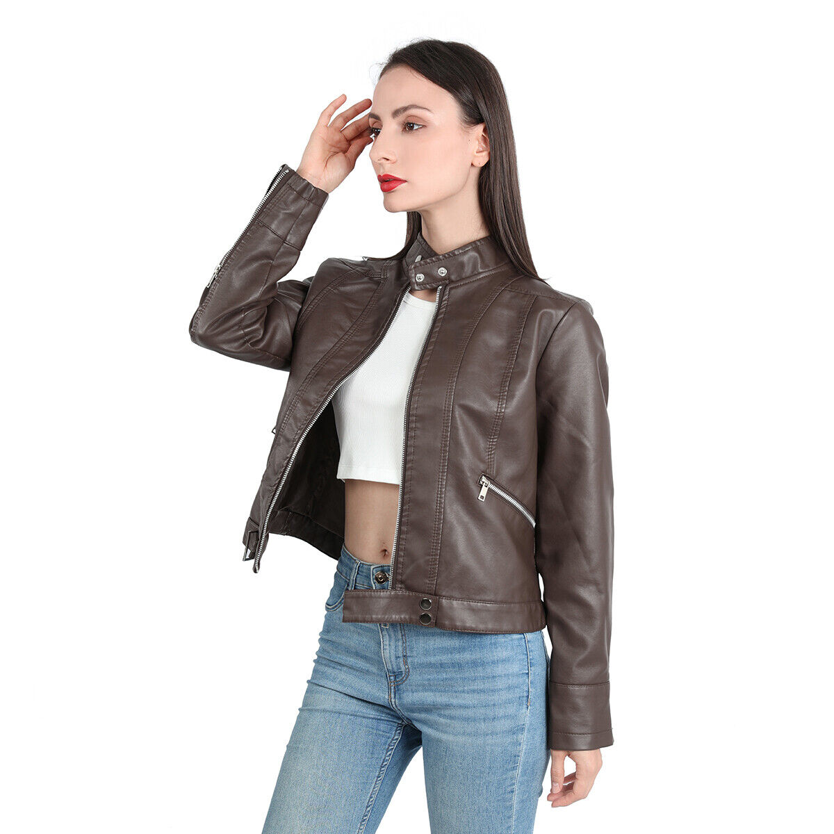 Laureen Leather Jacket | Stylish & Unique Design