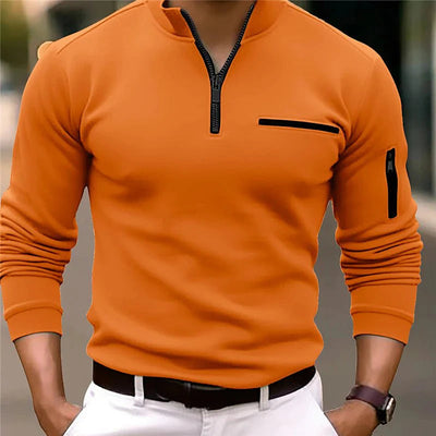 Luxe Quarter-Zip Pullover for Men | Versatile & Stylish Comfort