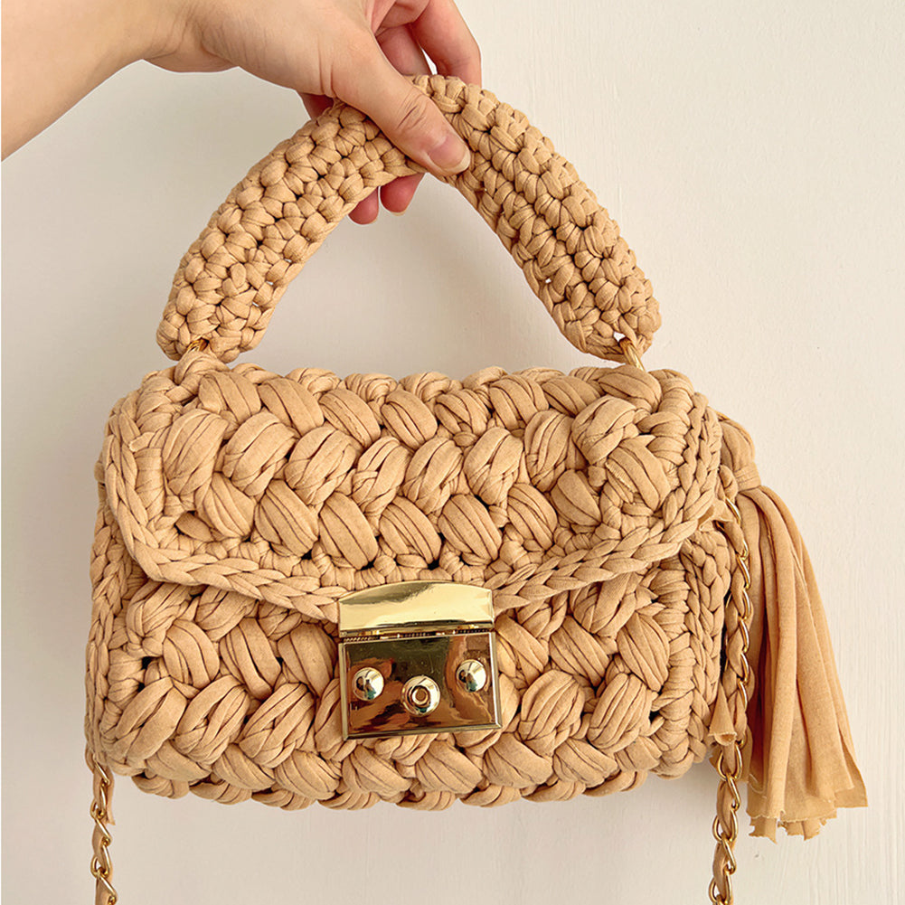 Colorful Rainbow - Crochet Handbag