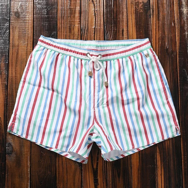 Maritime Stripe Shorts – Your Perfect Companion for Summer and Beach!