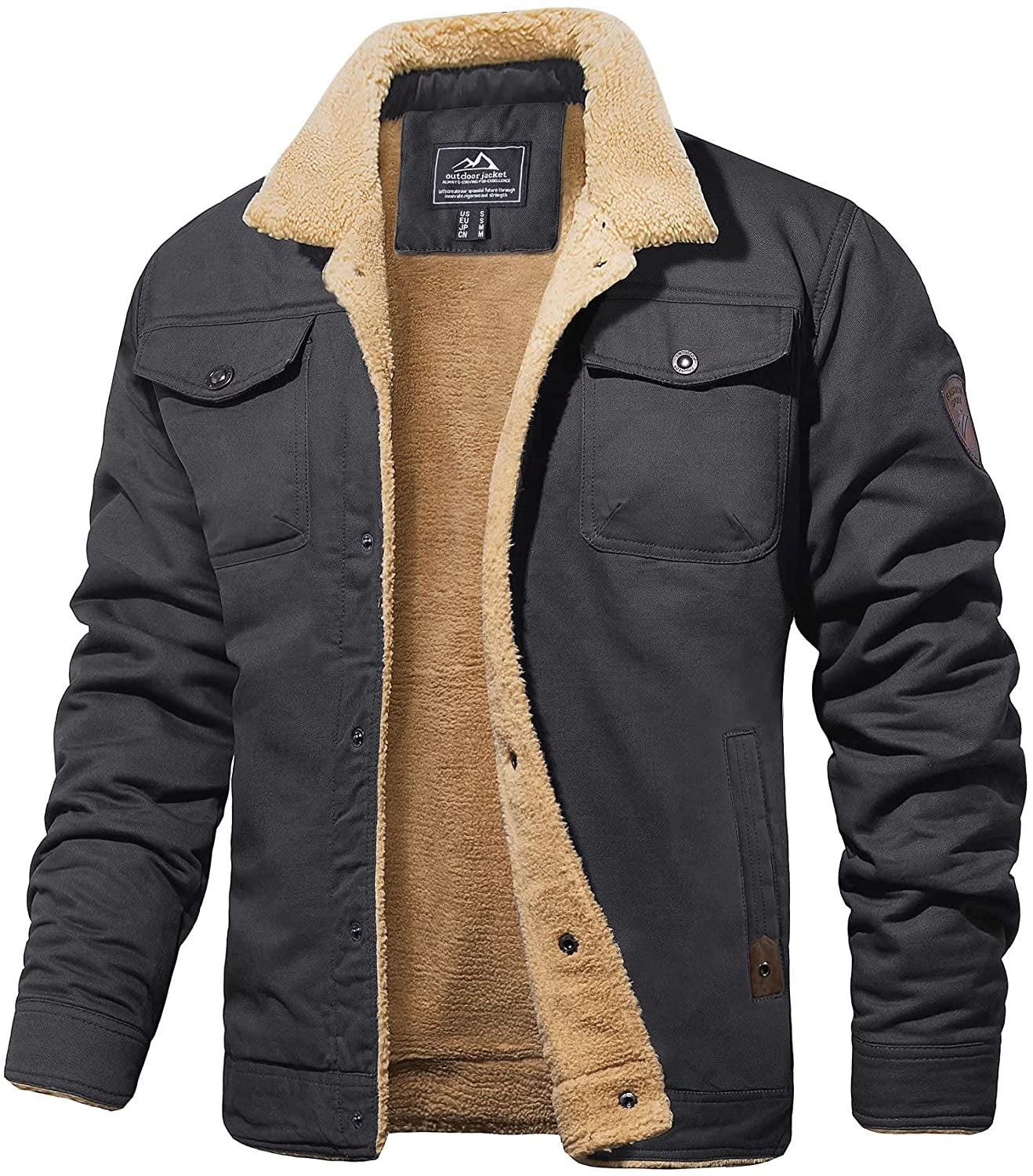 Carl™ | Men's Jacket with Fleece Lining for Warmth and Comfort