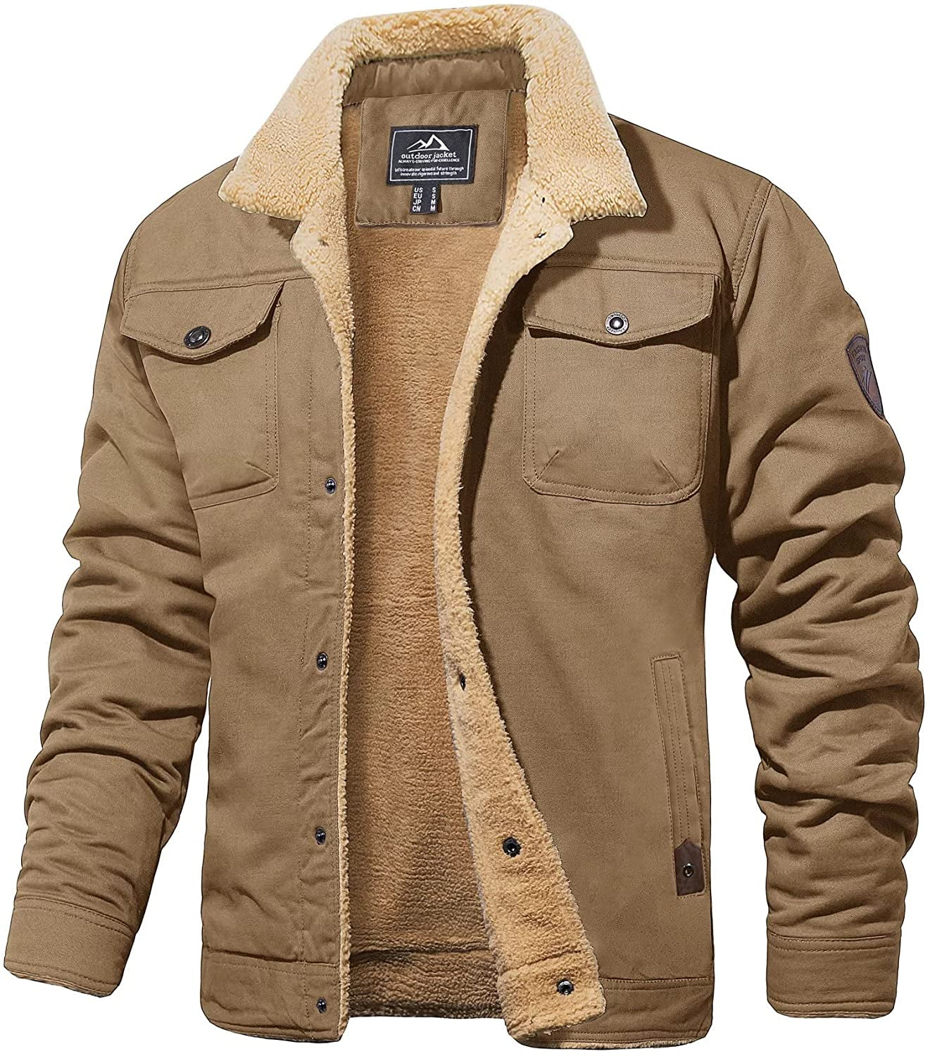 Carl™ | Men's Jacket with Fleece Lining for Warmth and Comfort