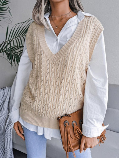 Amalia® | Effortless and Fashionable Sweater Vest – The Perfect Blend of Comfort and Style