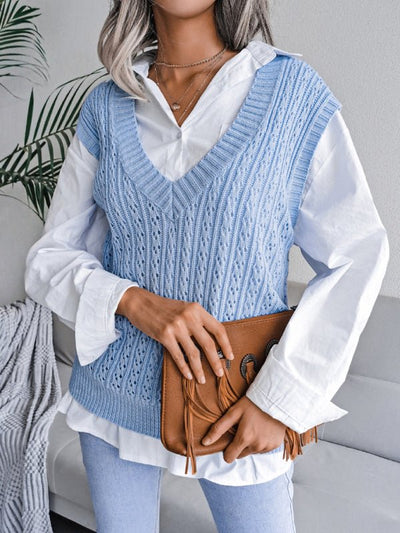 Amalia® | Effortless and Fashionable Sweater Vest – The Perfect Blend of Comfort and Style