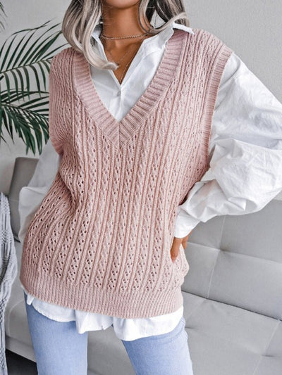 Amalia® | Effortless and Fashionable Sweater Vest – The Perfect Blend of Comfort and Style