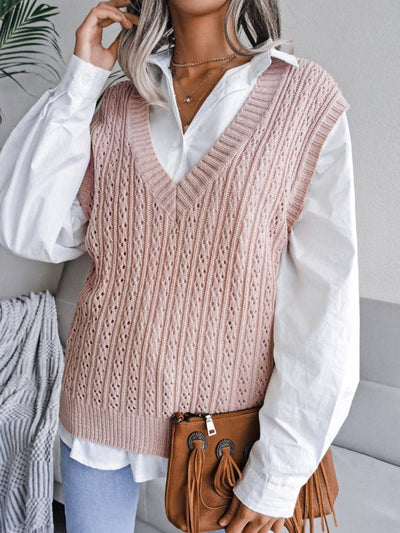 Amalia® | Effortless and Fashionable Sweater Vest – The Perfect Blend of Comfort and Style