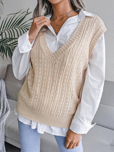 Amalia® | Effortless and Fashionable Sweater Vest – The Perfect Blend of Comfort and Style