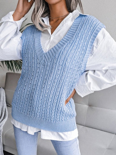 Amalia® | Effortless and Fashionable Sweater Vest – The Perfect Blend of Comfort and Style