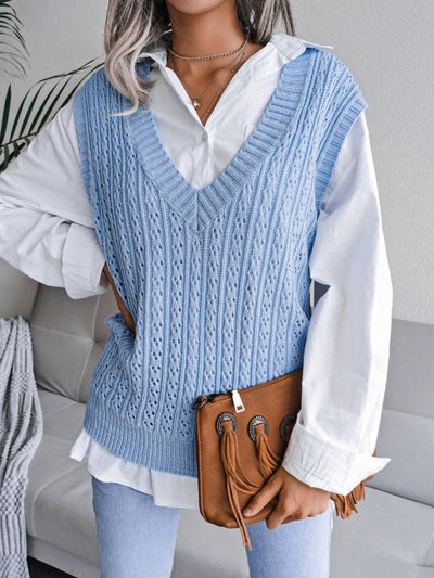 Amalia® | Effortless and Fashionable Sweater Vest – The Perfect Blend of Comfort and Style