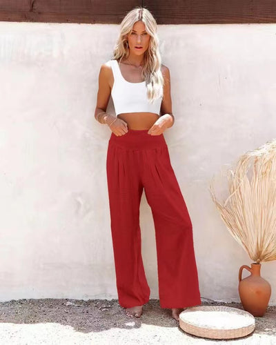 Autumn High Waist Pants - Stay cozy and stylish all seasons long!